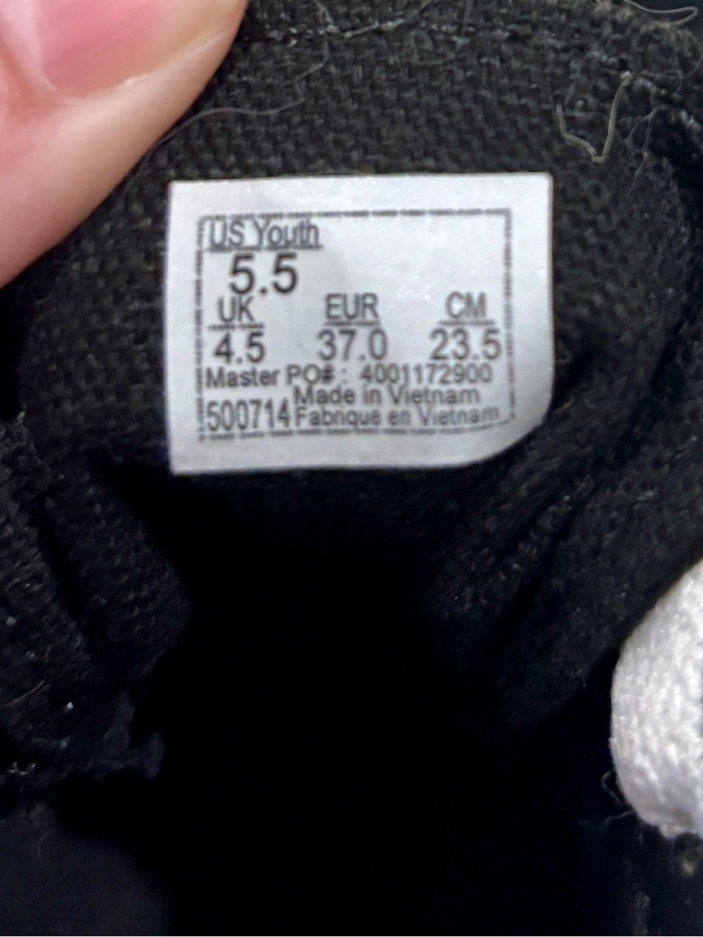 Vans Old Skool Black White Low-Top Sneakers - Size 5.5 - Picture 10 of 10